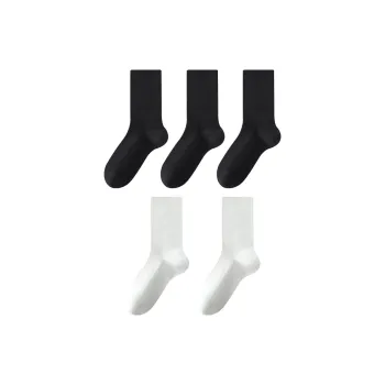 H-YXIANG Mid-Calf Socks Women's 5 Pack
