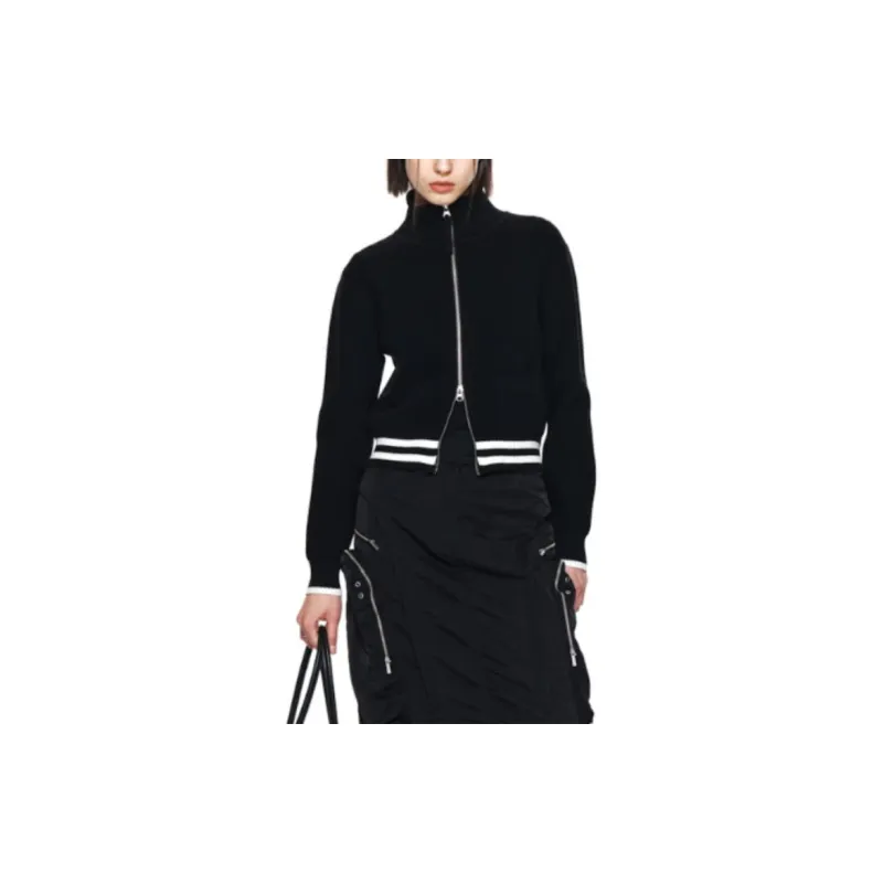 MATIN KIM Spell Point Stripe Knit Cardigan-6