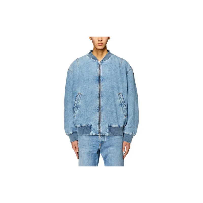 DIESEL D Vinz Zipped Denim Jacket-3