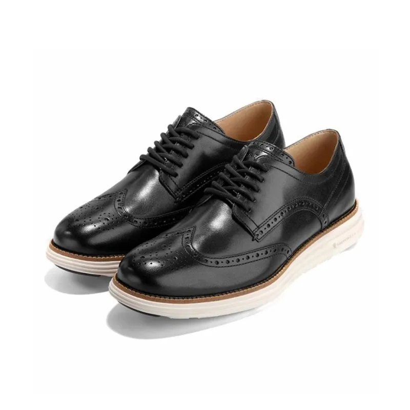 COLE HAAN Casual Shoes Men's Bright Black White Base-1