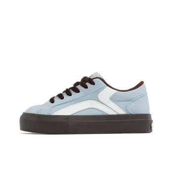 TUOPIN Pie Shoes Anti Slip Wear Resistant Low Top Skateboard Shoes Women's Sea Salt Milk Coffee