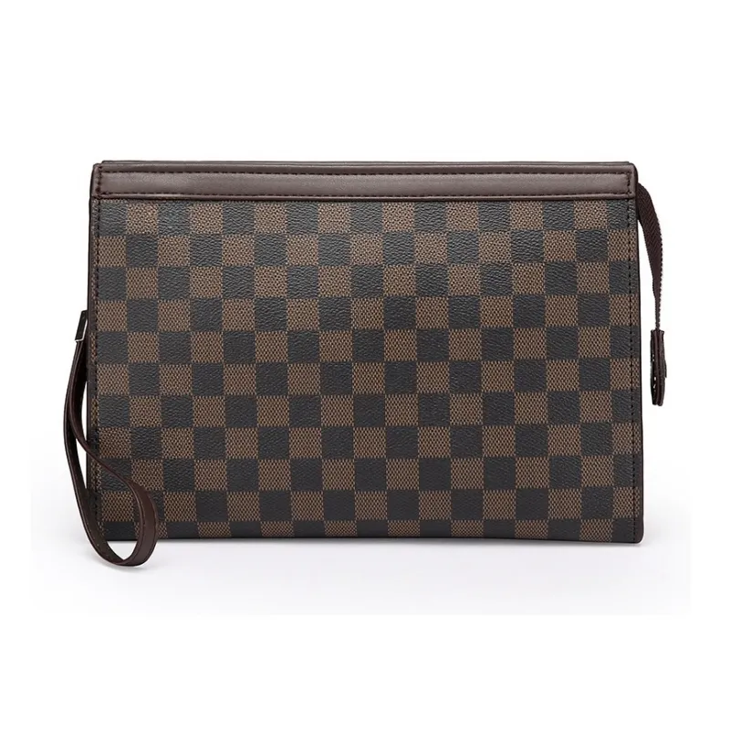 LETOO Microfiber Synthetic Leather Clutch Regular Men's Black-8