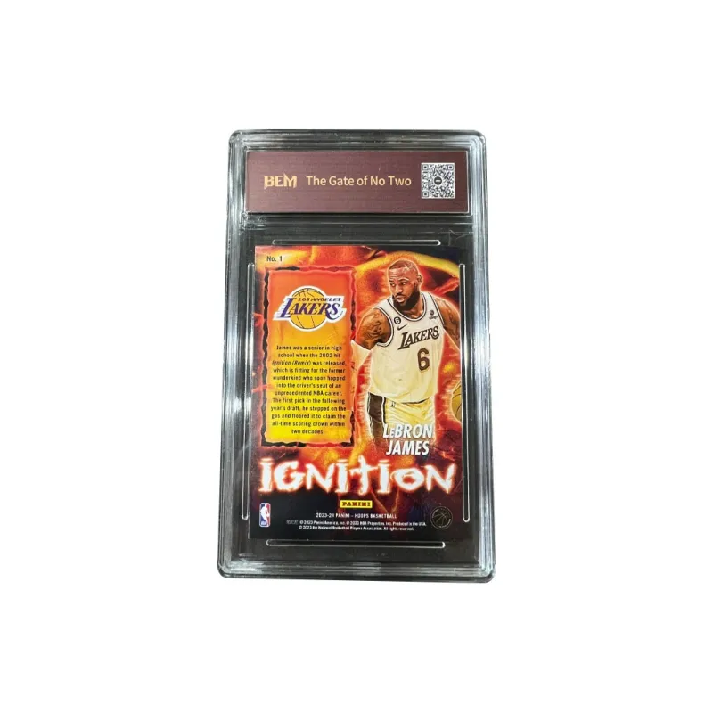 PANINI Lakers LeBron James The King Flame Teca Basketball Card Rare Card Graded Cards 1 Pc-1