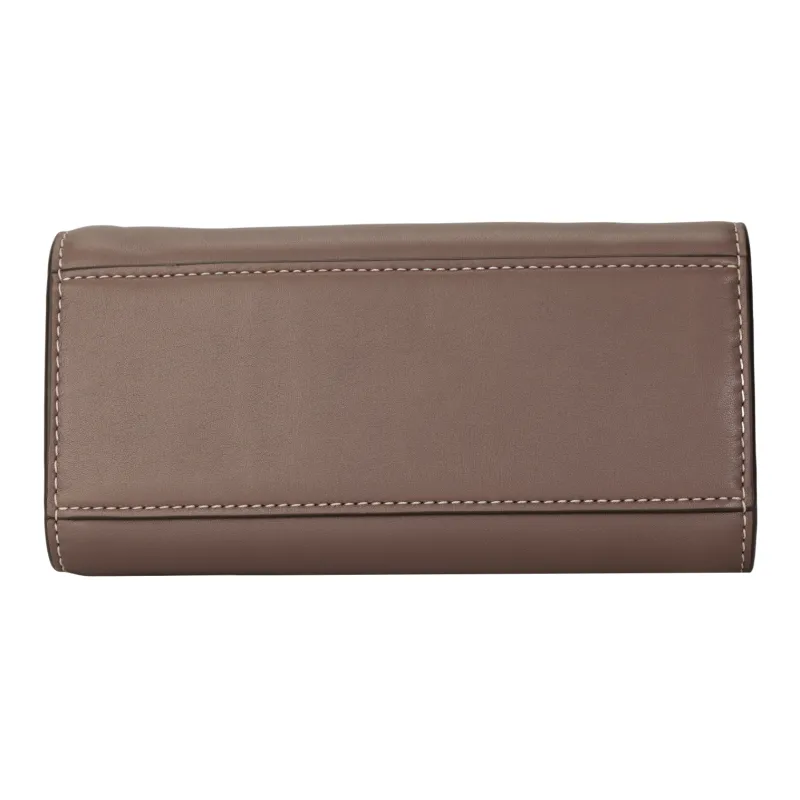 TORY BURCH Lee Radziwill Leather Portable Crossbody Bag, Shoulder Bag Women's Tan-4