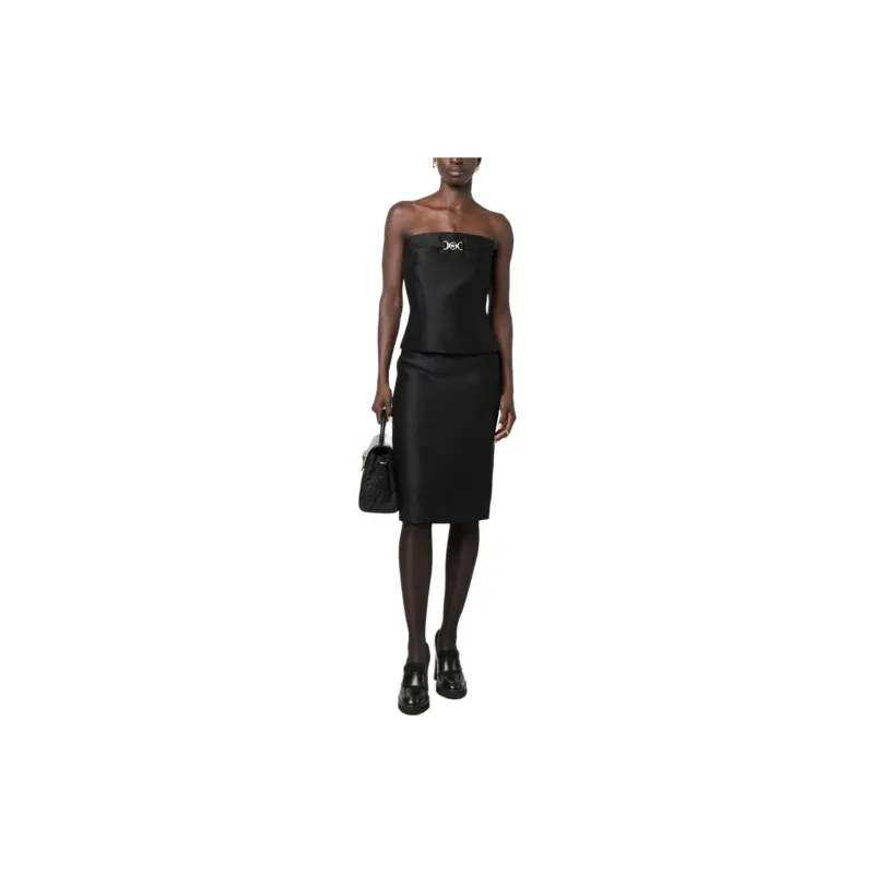 VERSACE Medusa Plaque Sleeveless Top-3