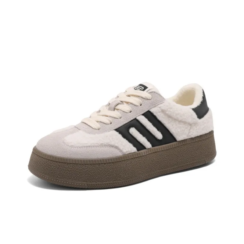 BELLE Anti Slip Wear Resistant Low Top Skateboard Shoes Women's-2