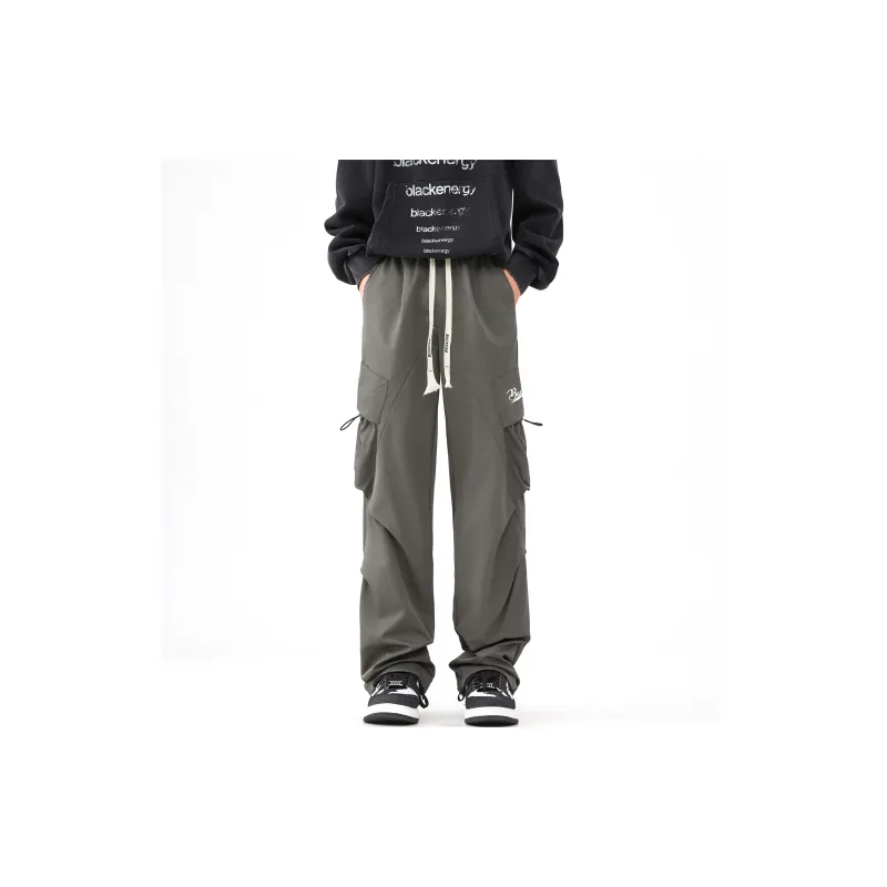 David Bakken Cargo Pants Wide Leg Casual Pants Unisex-16