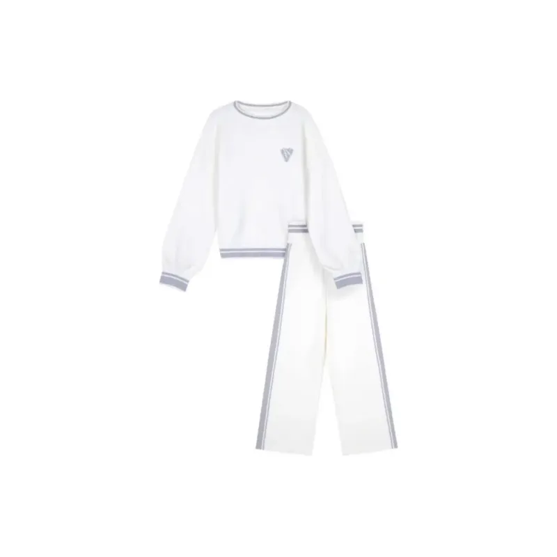 Victoria's Secret Pajama Set Women's White-0