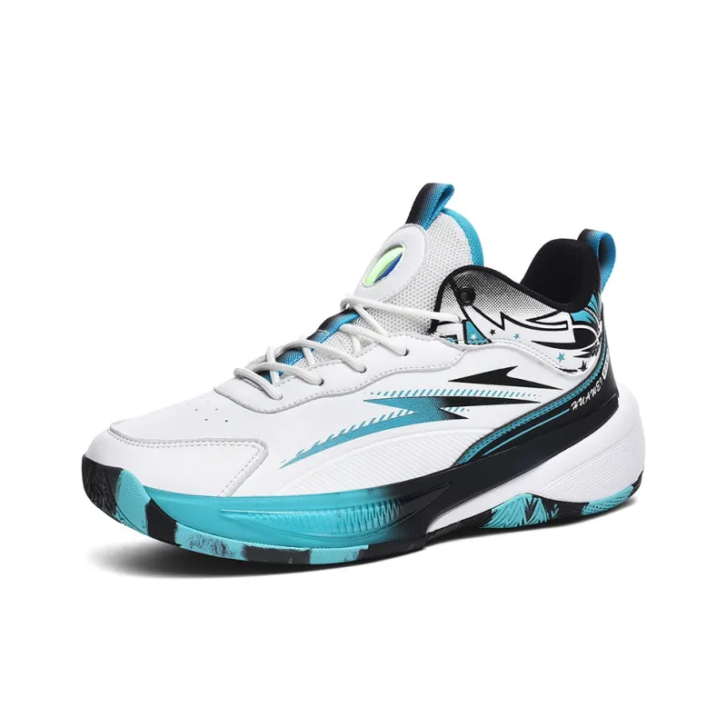 AMICNIEGD Breathable Slip-Resistant Cushioning Low-Top Basketball Shoes Men's-1