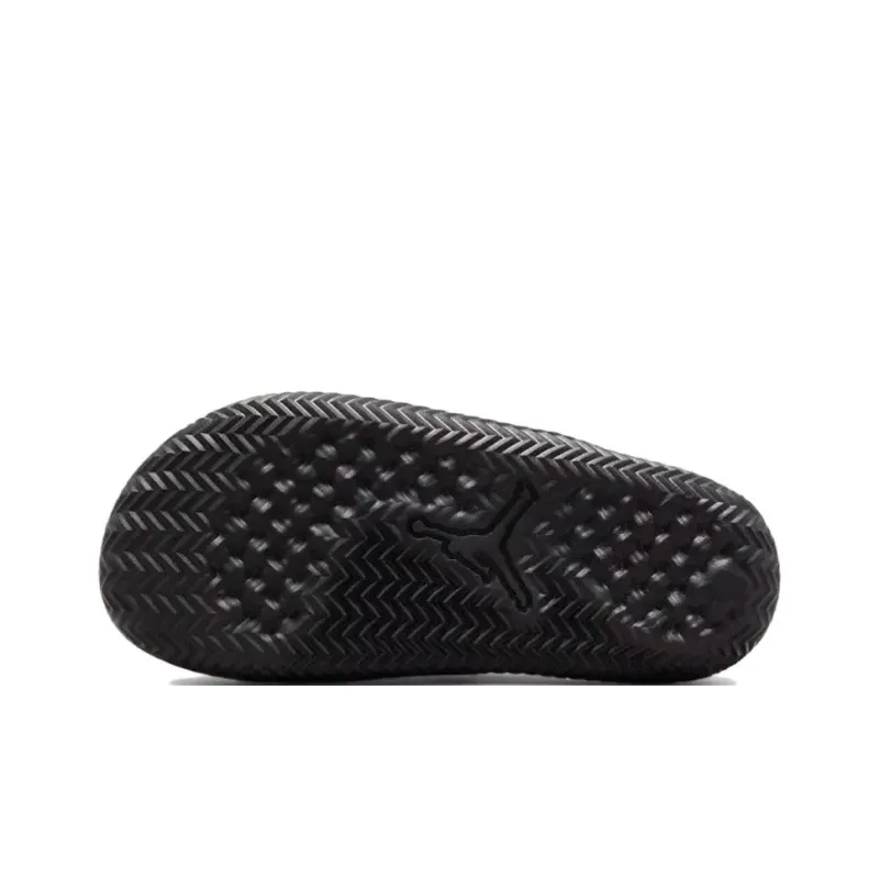 Jordan Play Slide Slip Resistant Abrasion Resistant Slide Slippers Men's Black White-3