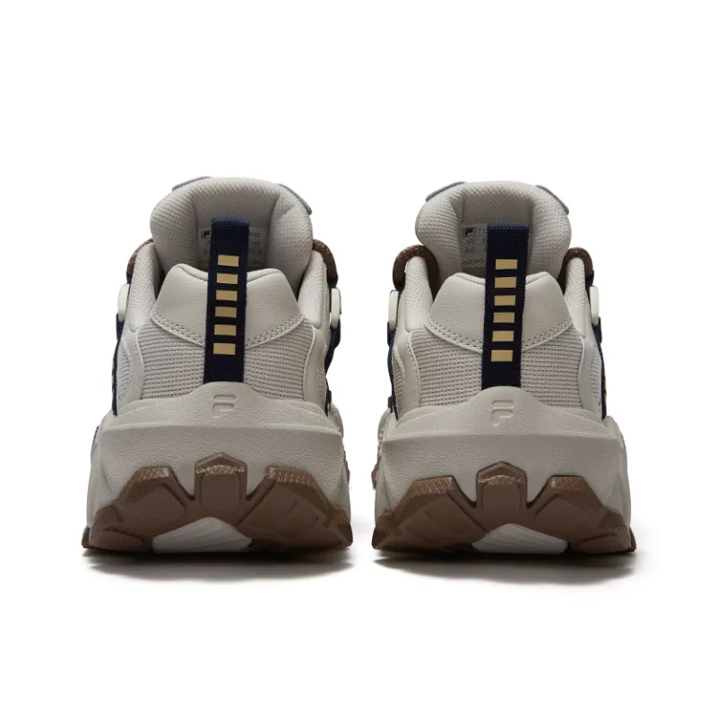 FILA FUSION EXOCET Mountains Anti-Slip Wear-Resistant Low-Top Casual Shoes Men's Beige Brown-3