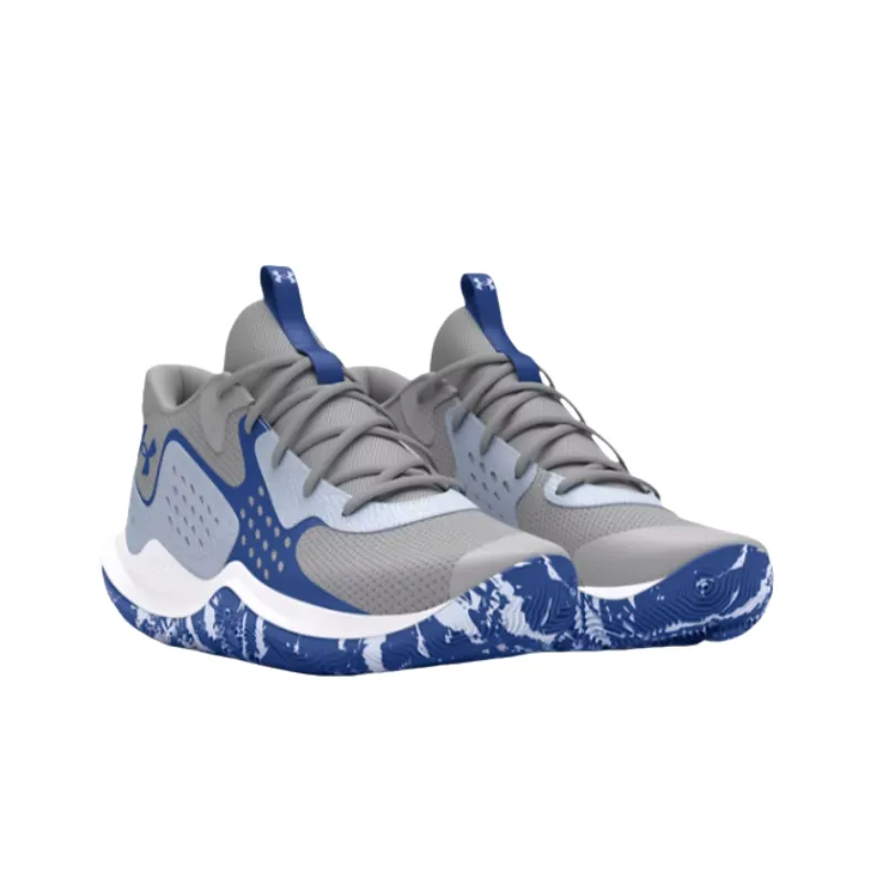 Under Armour Jet '23 Slip Resistant Low Top Basketball Shoes Unisex Gray-2