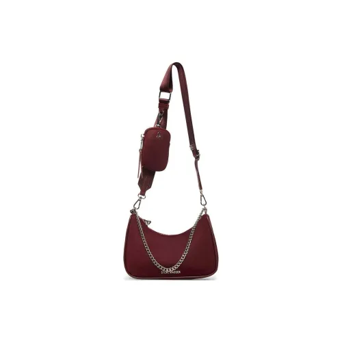 STEVE MADDEN Fabric Shoulder Bag Crossbody Bag Women's Burgundy