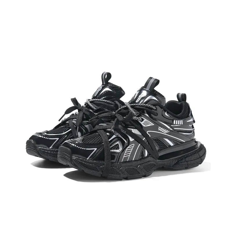 REPUSEN Height Increasing Abrasion Resistant Lightweight Breathable Slip Resistant Low Top Running Shoes Unisex-1