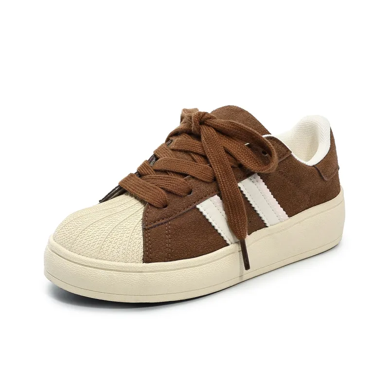 Dafu Leaps Forward Shell Head Anti-Slip Wear-Resistant Low-Top Skateboard Shoes Women's-6