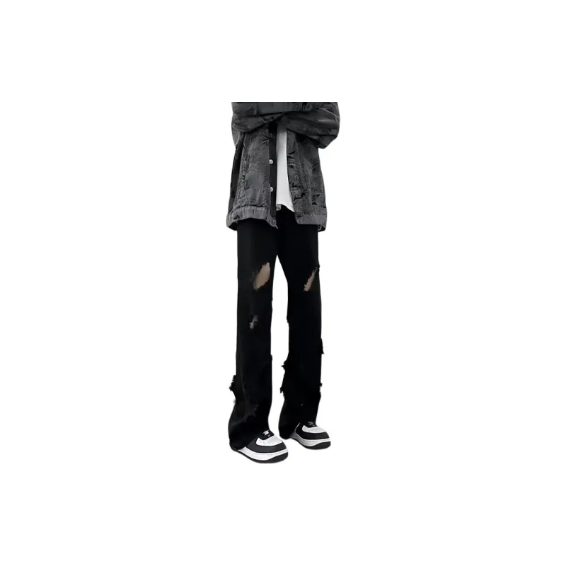 MGXEK Jeans Unisex Black-1