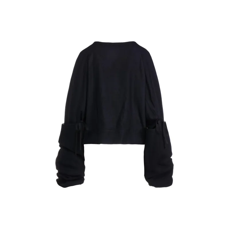 Yohji Yamamoto Double Breasted Long Sleeved Coat-1