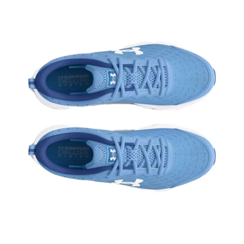 Under Armour Charged Assert 10 Anti-Slip Wear-Resistant Low-Top Casual Running Shoes Women's Blue-3