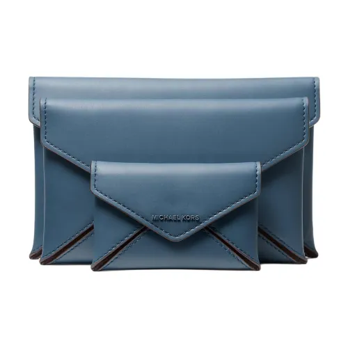 MICHAEL KORS Leather Wallet Women's Blue