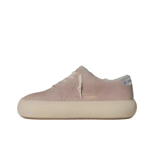 Golden Goose Space-Star Skateboard Shoes Women's Low-Top Pink