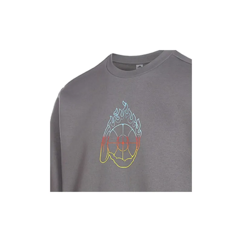 Adidas Sweatshirts Men Gray-2
