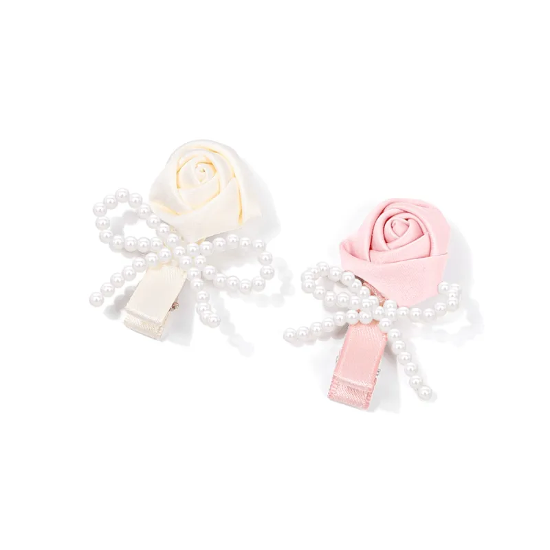 Crafts Women's Fabric Hair Clips Women's-4
