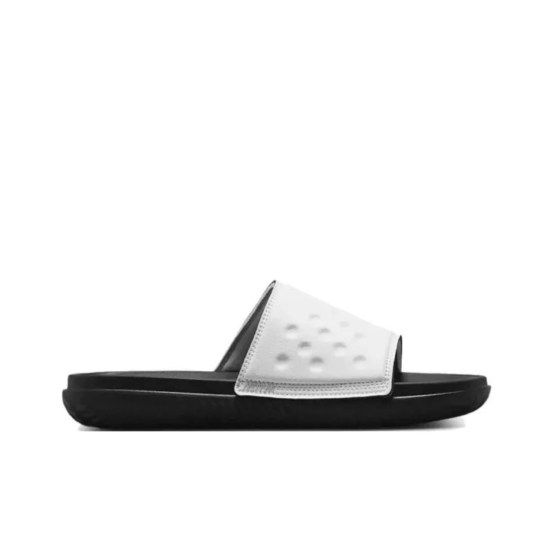 Jordan Play Slide Slip Resistant Abrasion Resistant Slide Slippers Men's Black White-1