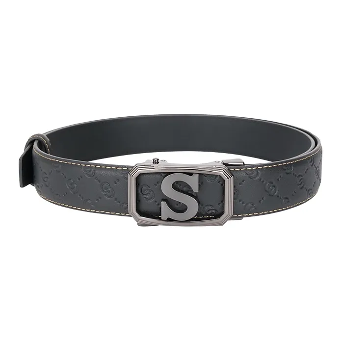 NINE NAIL Cow Leather Genuine Leather Leather Belts Men's Width  3.5cm-2