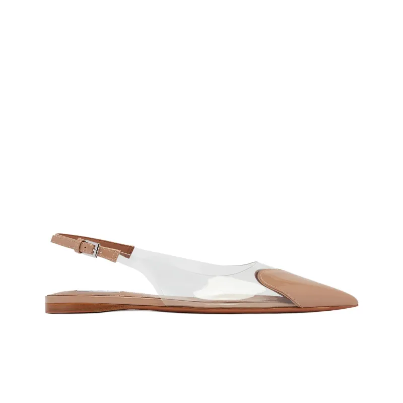 Alaia Le Coeur Casual Single Shoes Women's Ecru-1