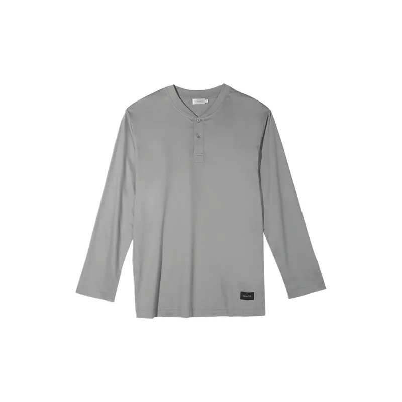 MANITO Men Pajama Tops-4