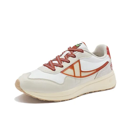 XTEP Casual Shoes Women's Low-Top White/Beige/Red