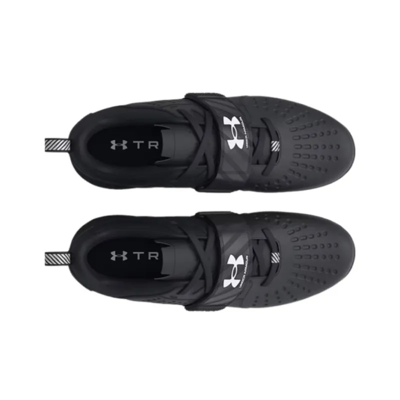 Under Armour Reign Lifter Anti Slip Wear Resistant Low Top Training Shoes Unisex Black-2