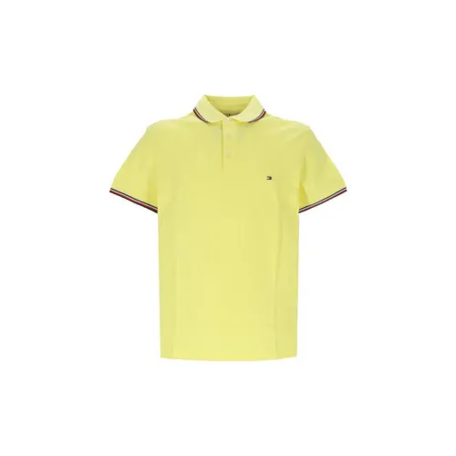 Tommy Hilfiger Polo Shirts Men Yellow