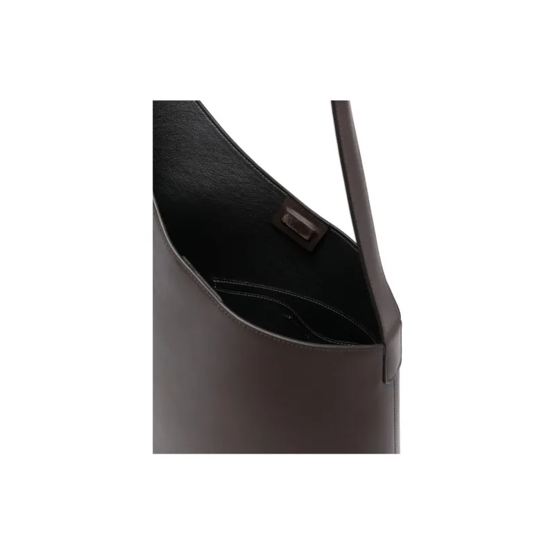 AESTHER EKME Calfskin Shoulder Bag Women's Chocolate Brown-2