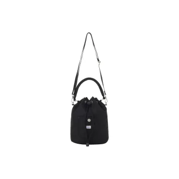 Lee Polyester Bucket Bag, Shoulder Bag, Crossbody Bag, Handbag Regular Women's Black