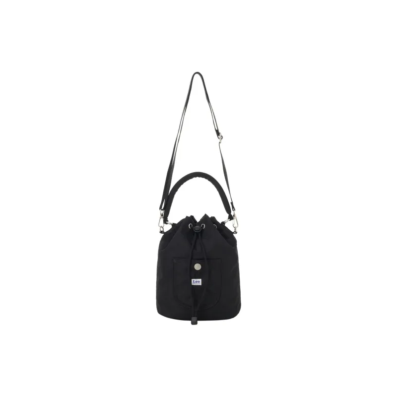 Lee Polyester Bucket Bag, Shoulder Bag, Crossbody Bag, Handbag Regular Women's Black-0