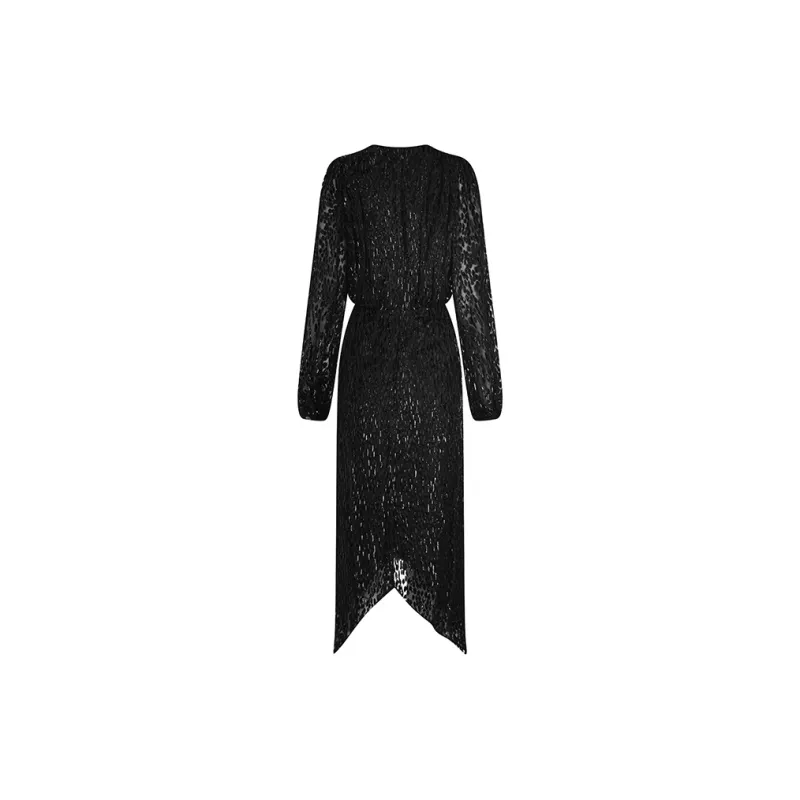 RARE Long Sleeved Dresses Women's Black-2
