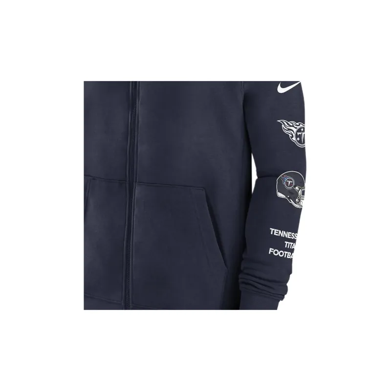 Nike Tennessee Titans Club Men's Nike Nfl Full-Zip Hoodie-3