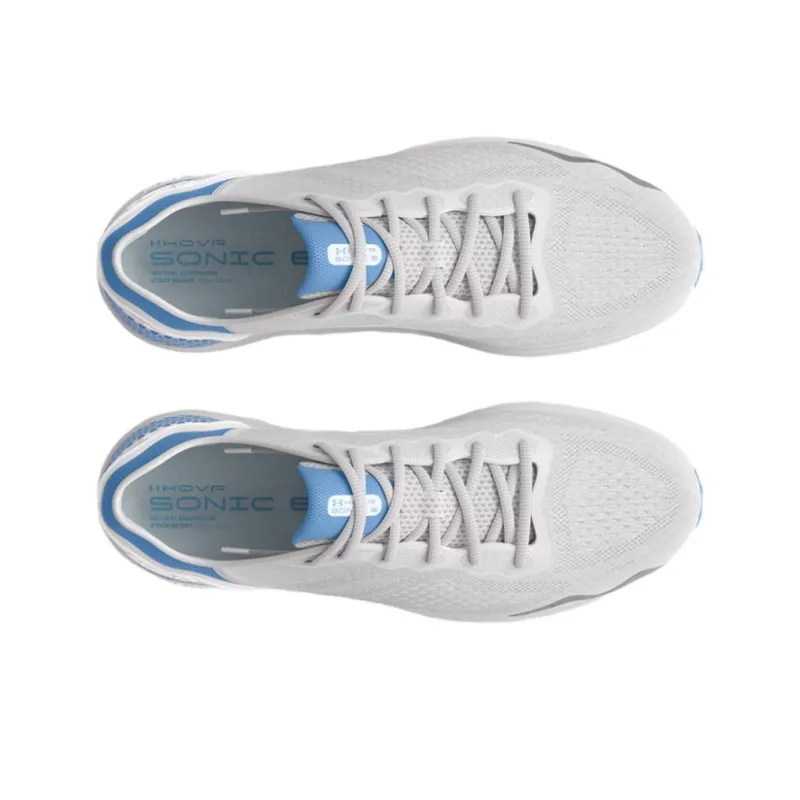 Under Armour Hovr Sonic 6 Breathable And Wear resistant Low Top Casual Running Shoes Women's Gray Blue-2