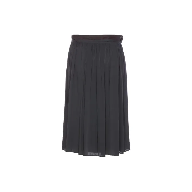 Lemaire Pleat Detailed High-Waisted Skirt-1