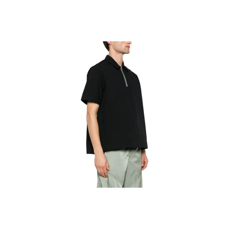 Sacai Zip up Polo Shirt-3