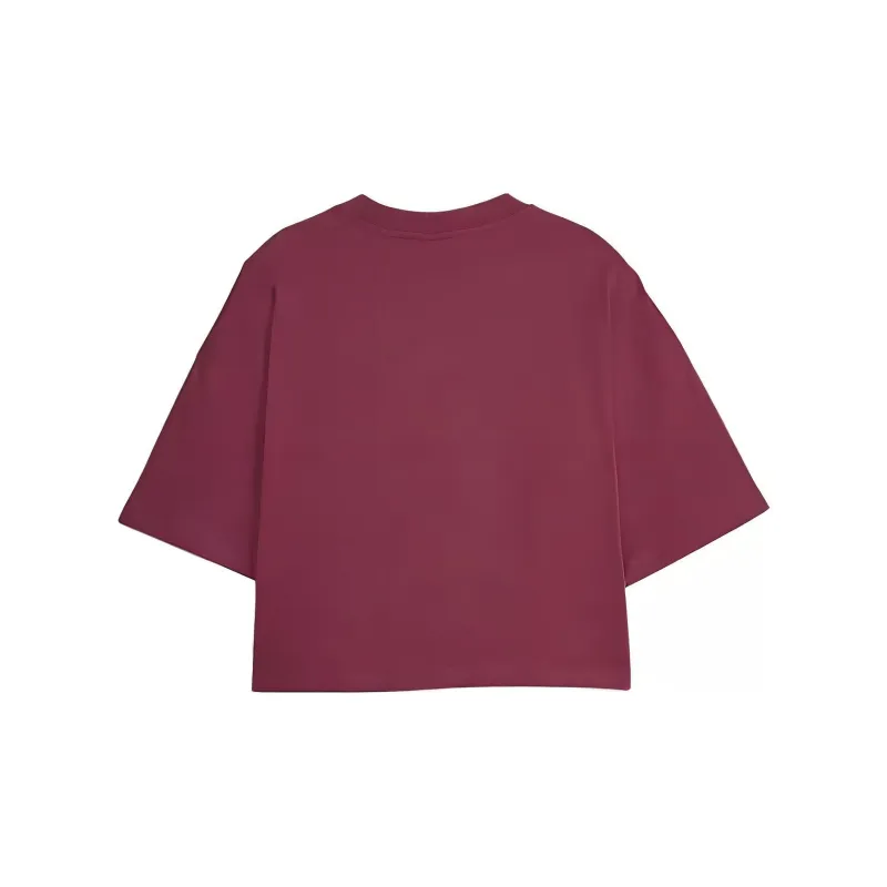 PUMA T-Shirts Women's Burgundy-1