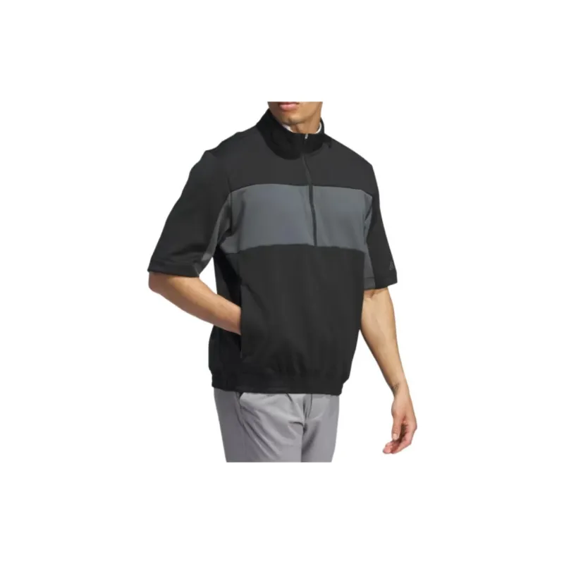 Adidas Free Shipping With AdiClub Ultimate365 Short Sleeve Half Zip Pullover-4