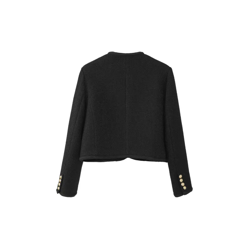 Fstudio Chanel Inspired Coats Women's Black-1