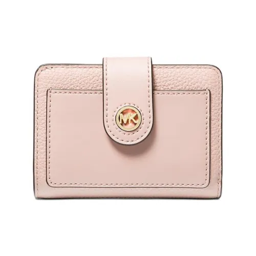 MICHAEL KORS Mercer Leather Wallet Small Size Women's Pink