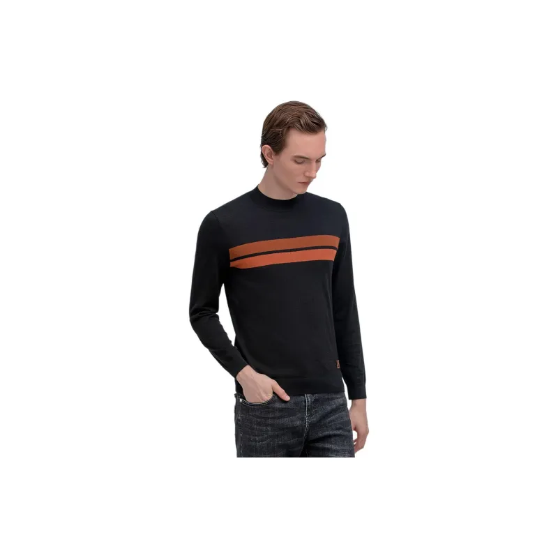 DANIEL HECHTER Cashmere Sweater Men's Black-1