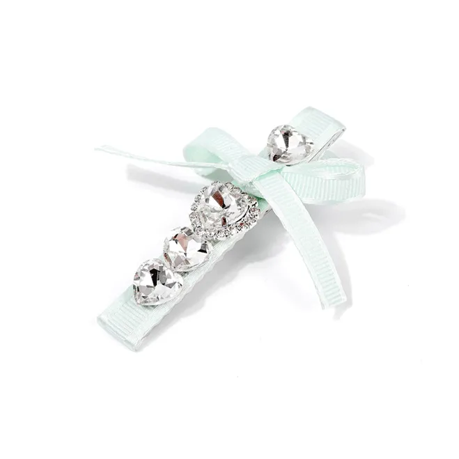 Crafts Women's Fabric Zirconia Hair Clips Women's-2