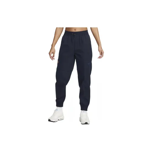 Nike Knitted Sweatpants Women's Navy Blue