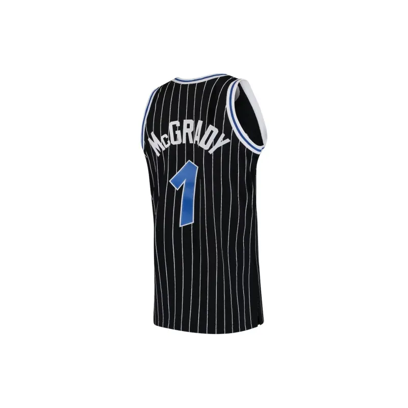 NBA Orlando Magic Tracy McGrady 2003 Hardwood Classics Road Basketball Jerseys Men's Black-1