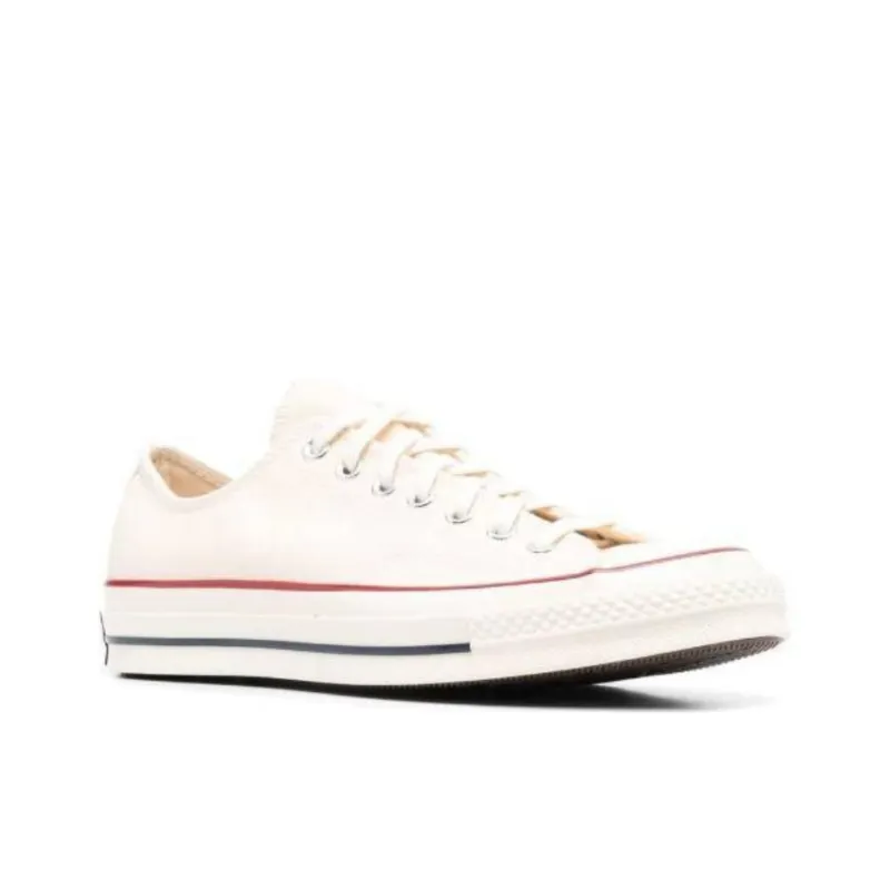 Converse Chuck 70 Anti Slip Wear Resistant Low Top Skateboard Shoes Women's White-3